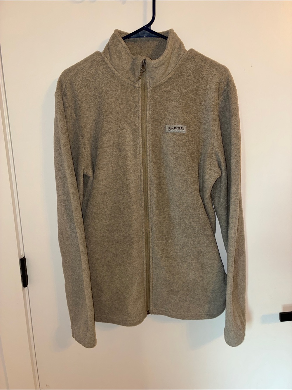Magellan Outdoors Men’s Arctic Fleece Full-Zip Teddy Jacket - Taupe